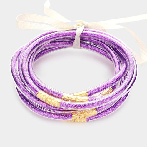 Jenny's Jelly Bracelets - Purple