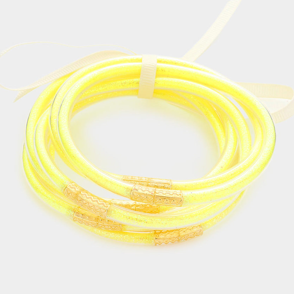 Jenny's Jelly Bracelets - Yellow