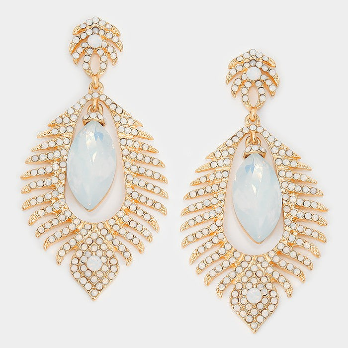 Lolita's Opal Flame Statement Earrings