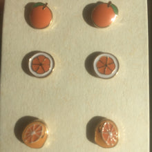Orange Juice Earrings (Set of 3)