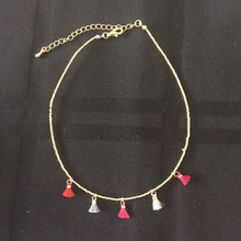 Carlin's Beaded Tassel Yellow Gold Choker Necklace