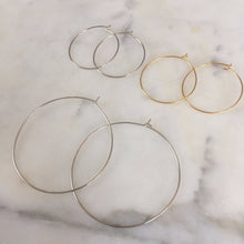 Skinny Minny Hoop Earrings: Gold & Silver